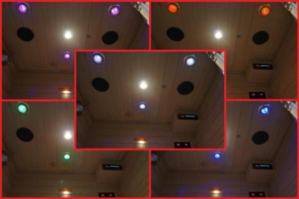 Infrared Sauna - MELTON Ceramic- Full Spectrum, 1520x620x1270x620x1520x1900mm