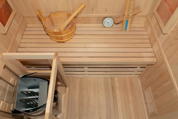 Finnish Sauna with Furnace Robie 1210x1060x1920mm