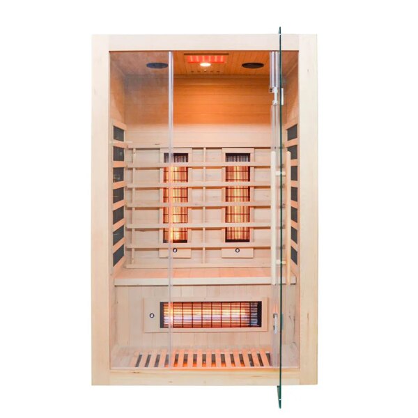 Infrared Sauna MALIBU II Quartz- Full Spectrum, 1210x1060x1920mm