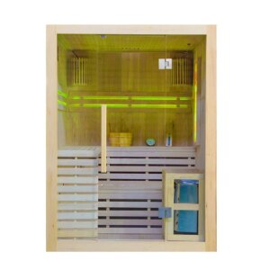 Finnish sauna ALCOR II Salt Stone 1500x1500x2000mm