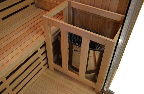 Finnish Sauna NAMIB Black 1800x1600x2000mm