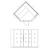 Finnish Sauna AURORA S II 2000x2000x2000mm