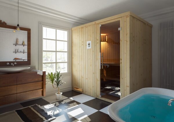 Finnish Sauna with Furnace GOBI B 2450x1950x1990mm