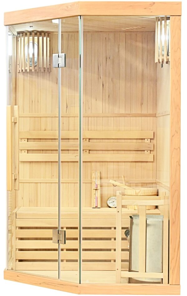 Finnish Sauna BELRISO Natural 1200 x 1200 x 1900mm