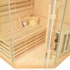 Finnish Sauna BELRISO Natural 1200 x 1200 x 1900mm