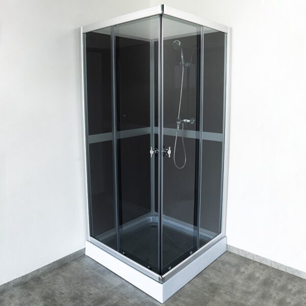 SHOWER ENCLOSURE CRB-309 GRAY 900x900mm