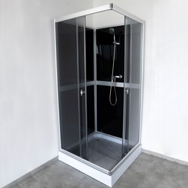 SHOWER ENCLOSURE CRB-309 GRAY 900x900mm