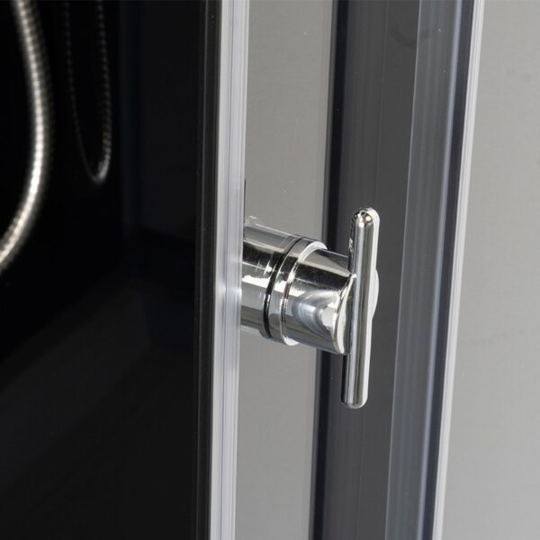 SHOWER ENCLOSURE CRB-309 GRAY 900x900mm