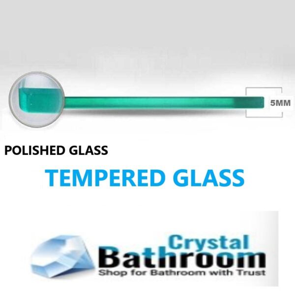 SHOWER ENCLOSURE CRB-306 Black 900x900mm