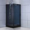 SHOWER ENCLOSURE CRB-306 Black 900x900mm