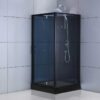 SHOWER ENCLOSURE CRB-306 Black 900x900mm