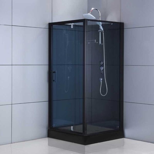 SHOWER ENCLOSURE CRB-306 Black 900x900mm