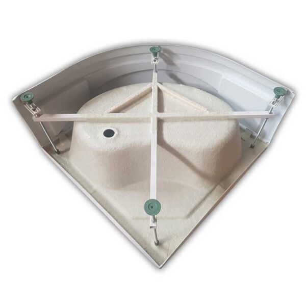 SHOWER ENCLOSURE CRB-301A 800mmx800mm MILK MAT DEEP CORNER SHOWER TRAY