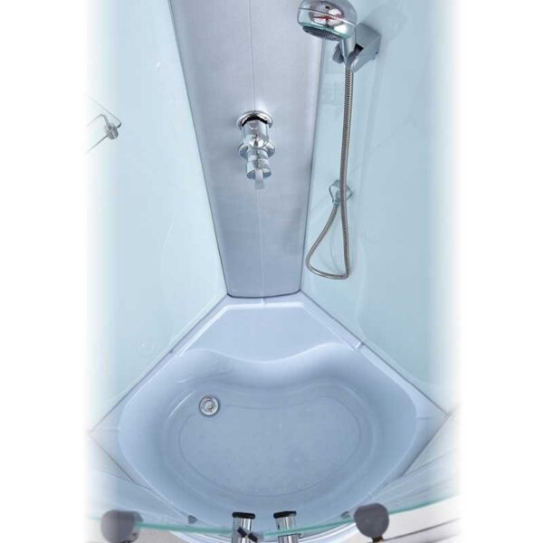 SHOWER ENCLOSURE CRB-301C 1000mmx1000mm MILK MAT DEEP CORNER SHOWER TRAY