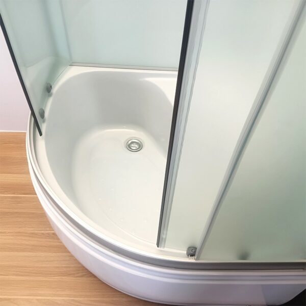 SHOWER ENCLOSURE CRB-304A 800mmx800mm MILK MAT DEEP CORNER SHOWER TRAY