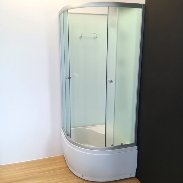 SHOWER ENCLOSURE CRB-304A 800mmx800mm MILK MAT DEEP CORNER SHOWER TRAY