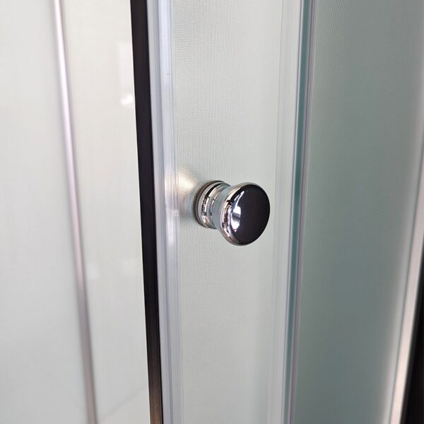 SHOWER ENCLOSURE CRB-304A 800mmx800mm MILK MAT DEEP CORNER SHOWER TRAY