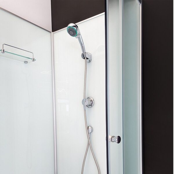 SHOWER ENCLOSURE CRB-304A 800mmx800mm MILK MAT DEEP CORNER SHOWER TRAY