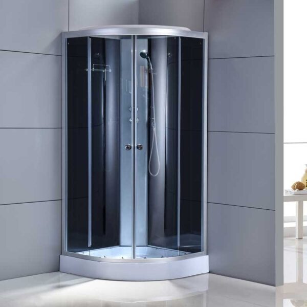 SHOWER ENCLOSURE CRB-302B GRAY 900mmx900mm SHALLOW CORNER SHOWER TRAY