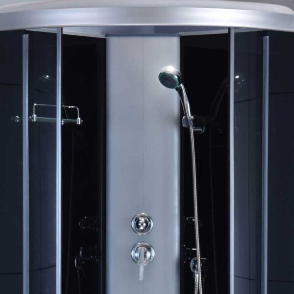 SHOWER ENCLOSURE CRB-302B GRAY 900mmx900mm SHALLOW CORNER SHOWER TRAY