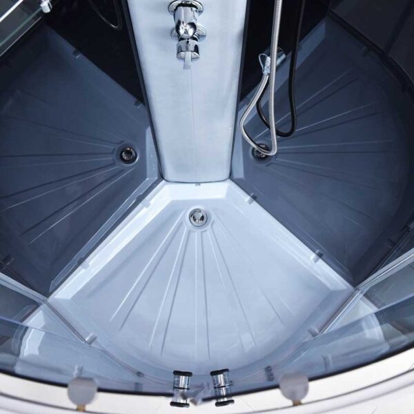 SHOWER ENCLOSURE CRB-302B GRAY 900mmx900mm SHALLOW CORNER SHOWER TRAY