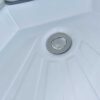 SHOWER ENCLOSURE CRB-303A Milky Mat 800mmx800mm SHALLOW CORNER SHOWER TRAY