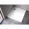 Square shower tray ST02C 700x7000mm white siphon slim 50mm