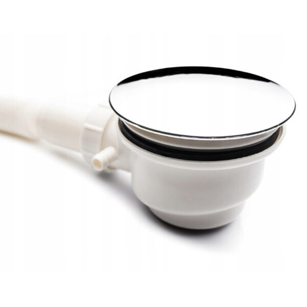 Rectangular shower tray ST03A 1000x800mm white siphon 50mm slim