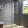 Shower screen P-SH07B 800x2000mm CHROME