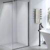 Shower screen P-SH07B 800x2000mm BLACK