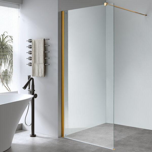 Shower screen P-SH07C 900x2000mm GOLD