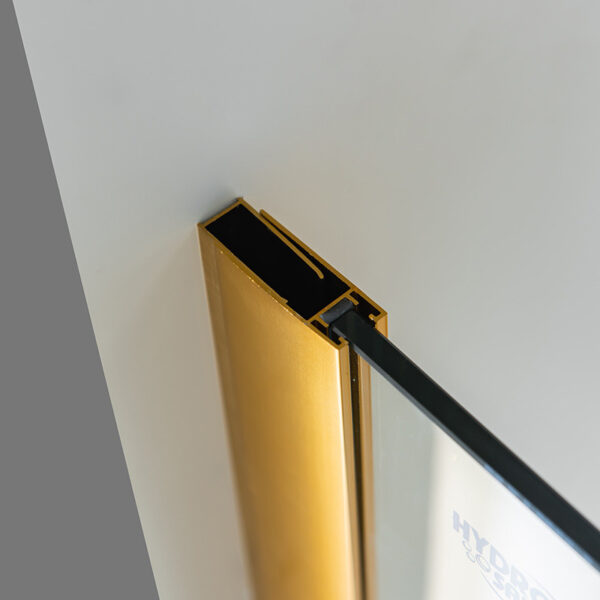 Shower screen P-SH07C 900x2000mm GOLD