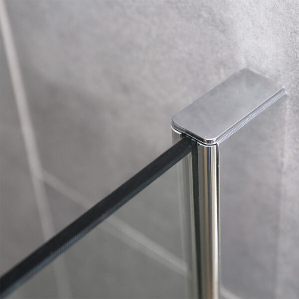 Shower screen P-SH07D 1000x2000mm CHROME