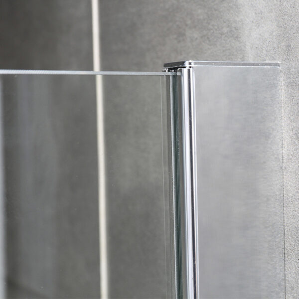 Shower screen P-SH07D 1000x2000mm CHROME