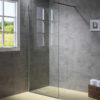 Shower screen P-SH07F 1200x2000mm CHROME