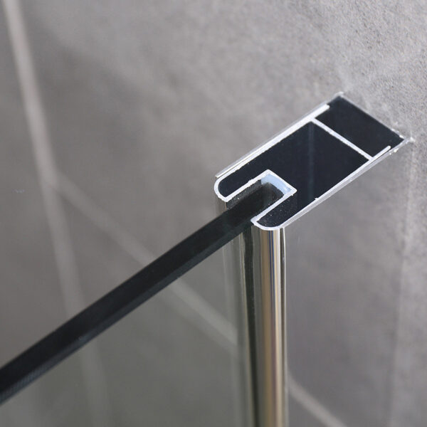 Shower screen P-SH07F 1200x2000mm CHROME