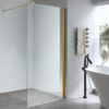 Shower screen P-SH07F 1200x2000mm GOLD