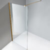 Shower screen P-SH07F 1200x2000mm GOLD