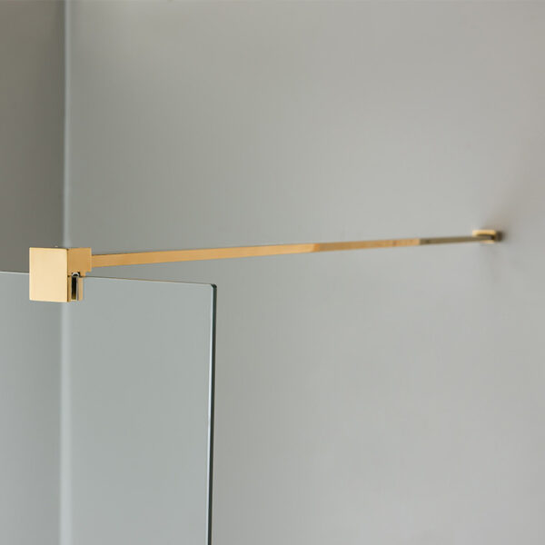 Shower screen P-SH07F 1200x2000mm GOLD