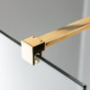 Shower screen P-SH07F 1200x2000mm GOLD