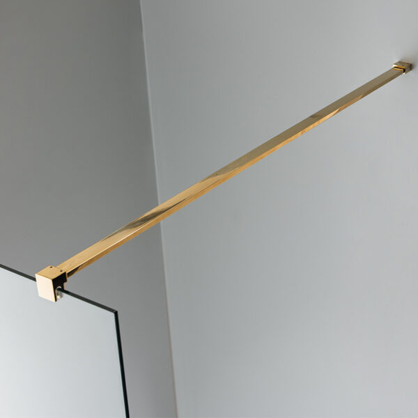 Shower screen P-SH07F 1200x2000mm GOLD