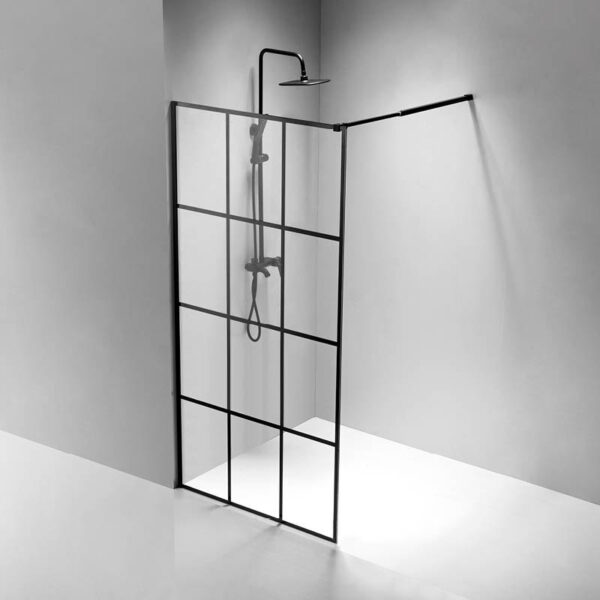 Shower screen P-SH04B 800x2000mm glass 8mm