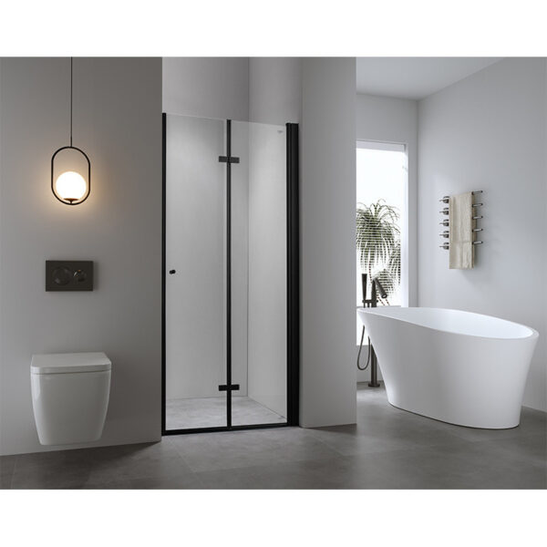 Shower door folding SH01A black 800mm