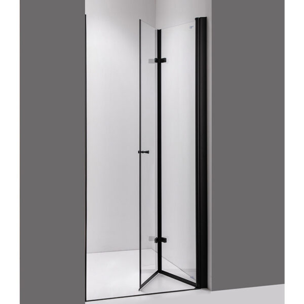 Shower door folding SH01A black 800mm