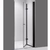 Shower door folding SH01A black 800mm