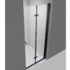 Shower door folding SH01B black 900mm