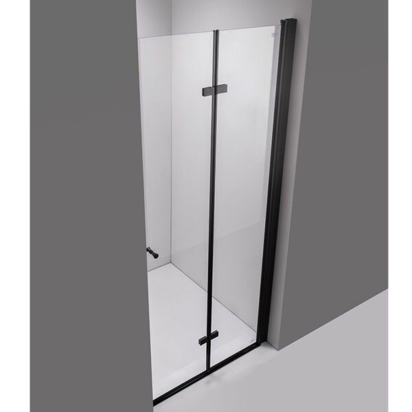 Shower door folding SH01B black 900mm