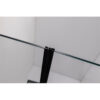 Shower door folding SH01B black 900mm