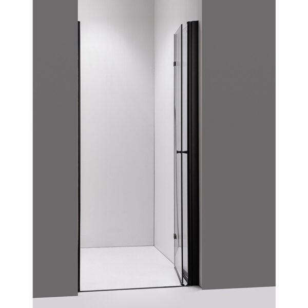 Shower door folding SH01B black 900mm