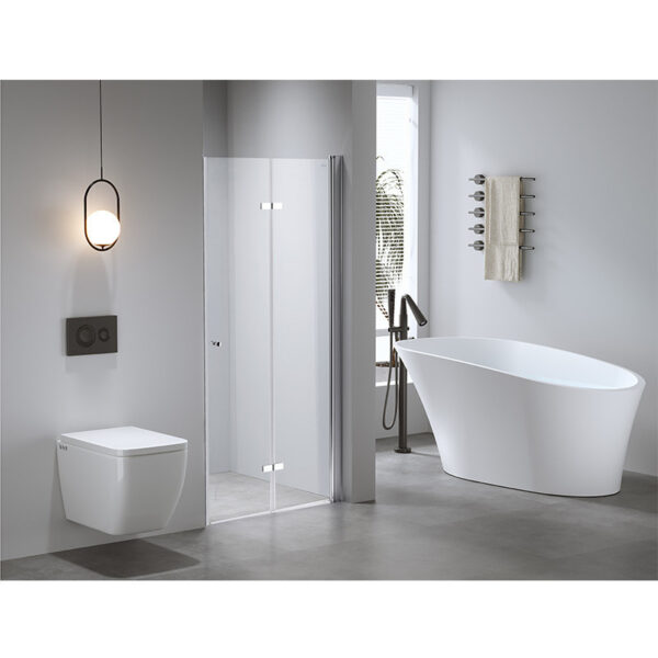 Shower door folding SH01C chrome 1000mm